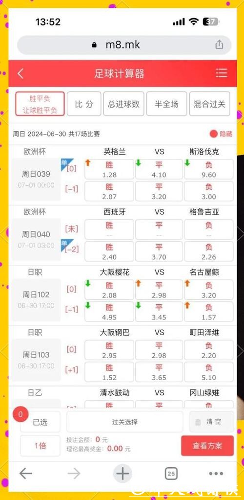 2026世界杯投注规则：各国赔率计算方法详解